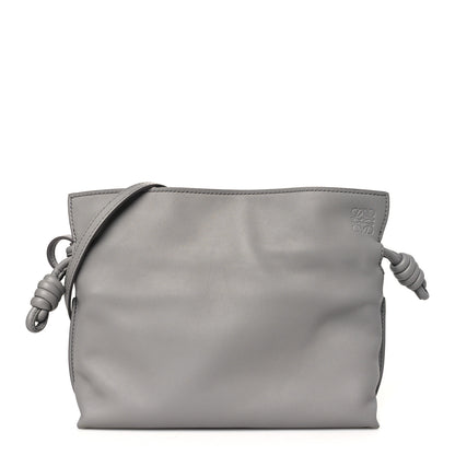 Loewe Calfskin Mini Flamenco Knot Clutch Clutch Pearl Grey 1 of 10