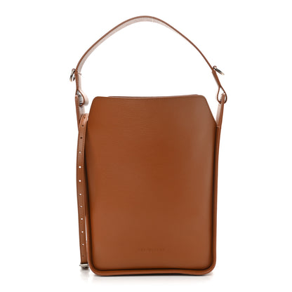 Balenciaga Calfskin Logo Embossed Small Tool 2.0 North-South Tote Camel 2 of 9