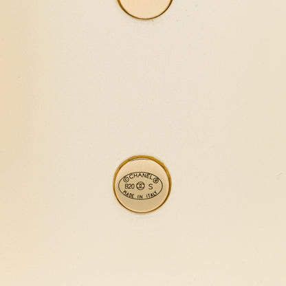 Chanel Resin Crystal Pearl April In Paris CC Cuff Beige 5 of 6