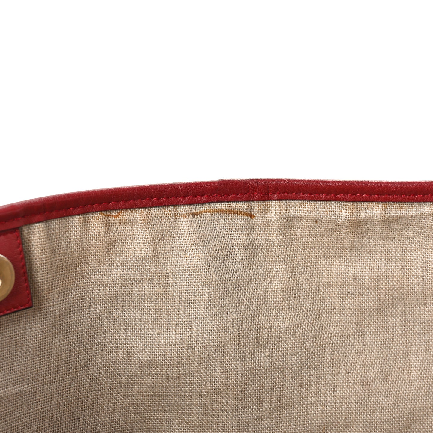 Microguccissima Large Joy Tote Red