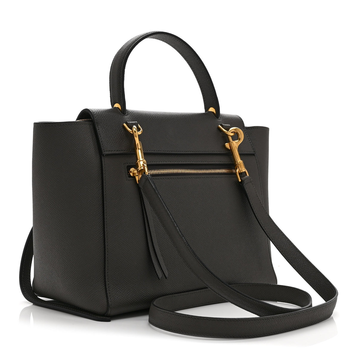 Celine Grained Calfskin Micro Belt Bag Grey 3 of 10