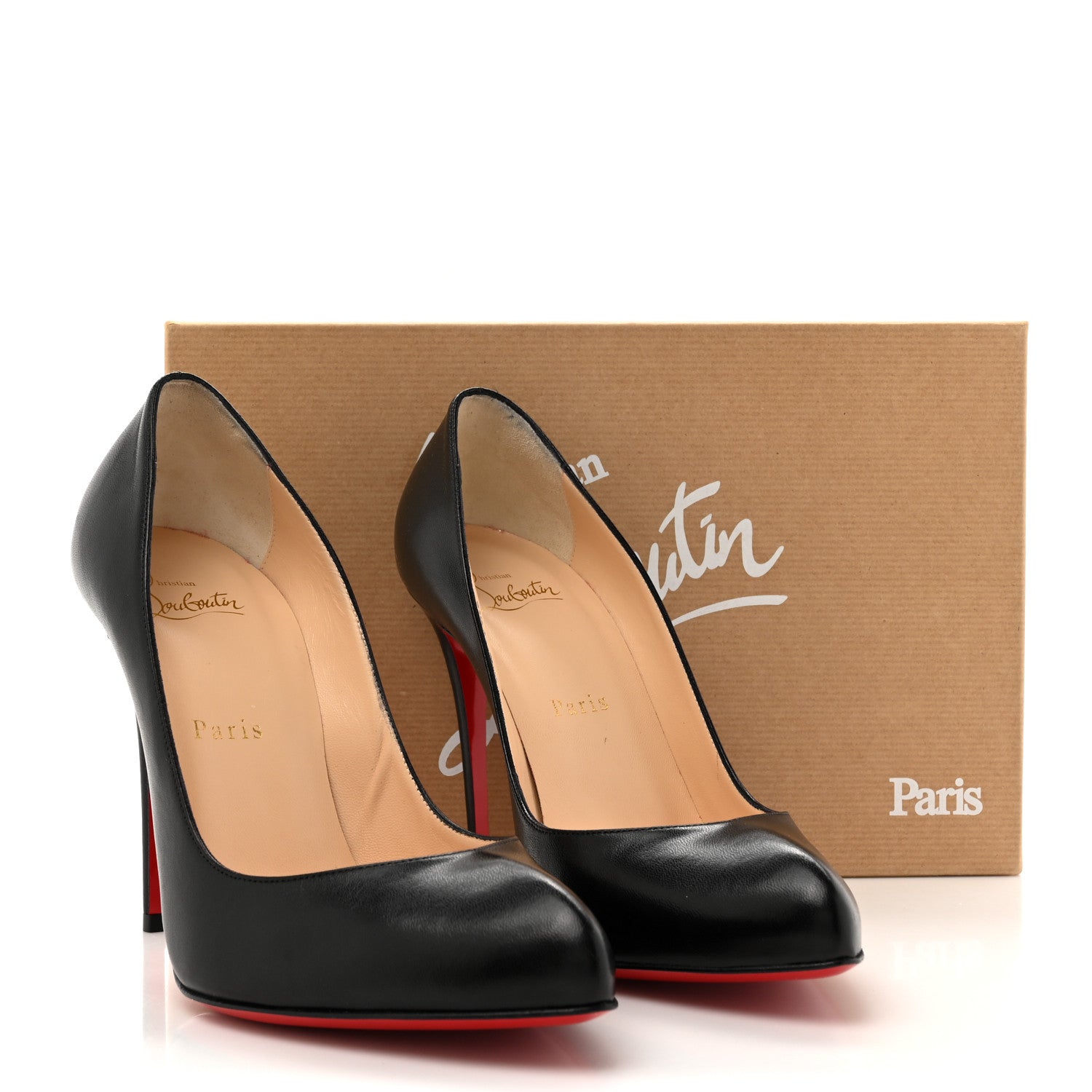 Christian Louboutin Shiny Nappa Breche 100 Pumps 39 Black 11 of 11