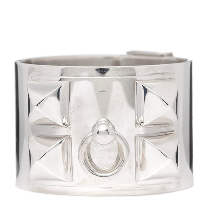 Hermes Sterling Silver Collier De Chien Bracelet 1 of 5