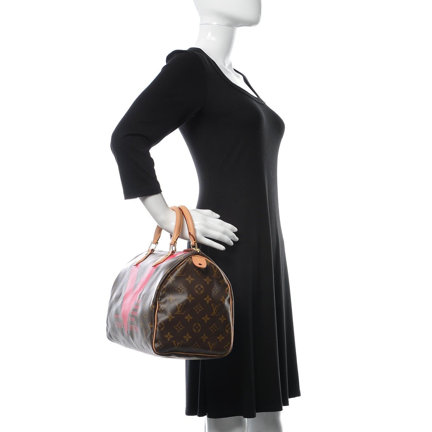 Louis Vuitton Monogram Speedy 30 V Grenade 2 of 9