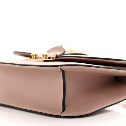 Valentino Garavani Vitello Small Glam Lock Rockstud Flap Poudre 10 of 13