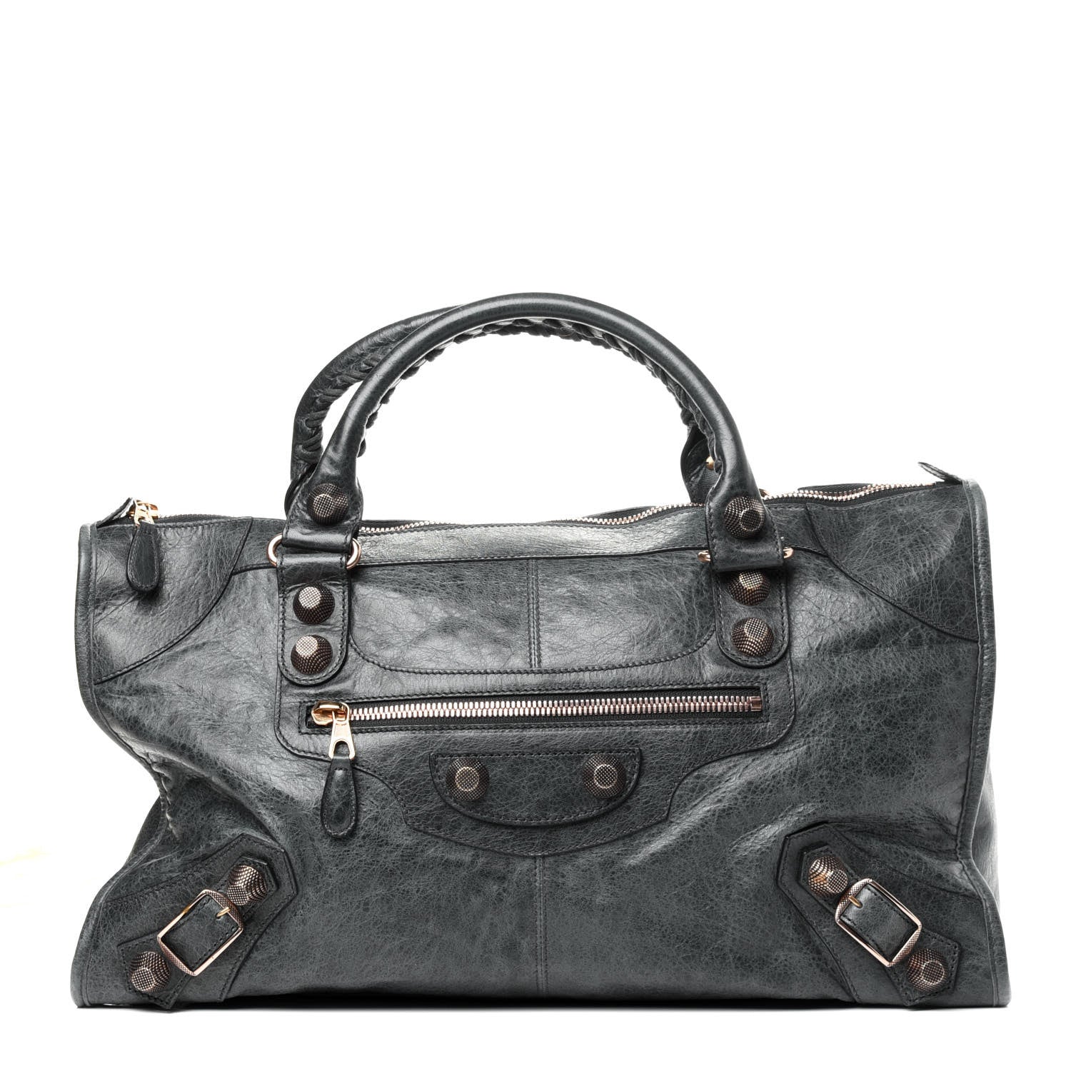 Balenciaga Agneau Giant 21 Rose Gold Hardware Work Anthracite 1 of 5