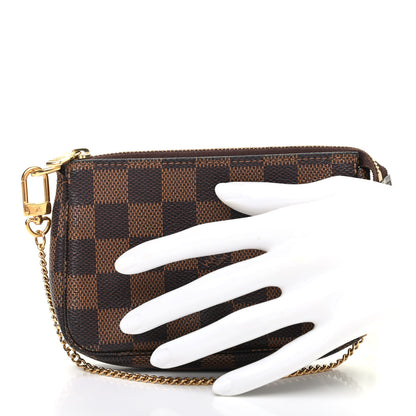 Louis Vuitton Damier Ebene Mini Pochette Accessories 2 of 7