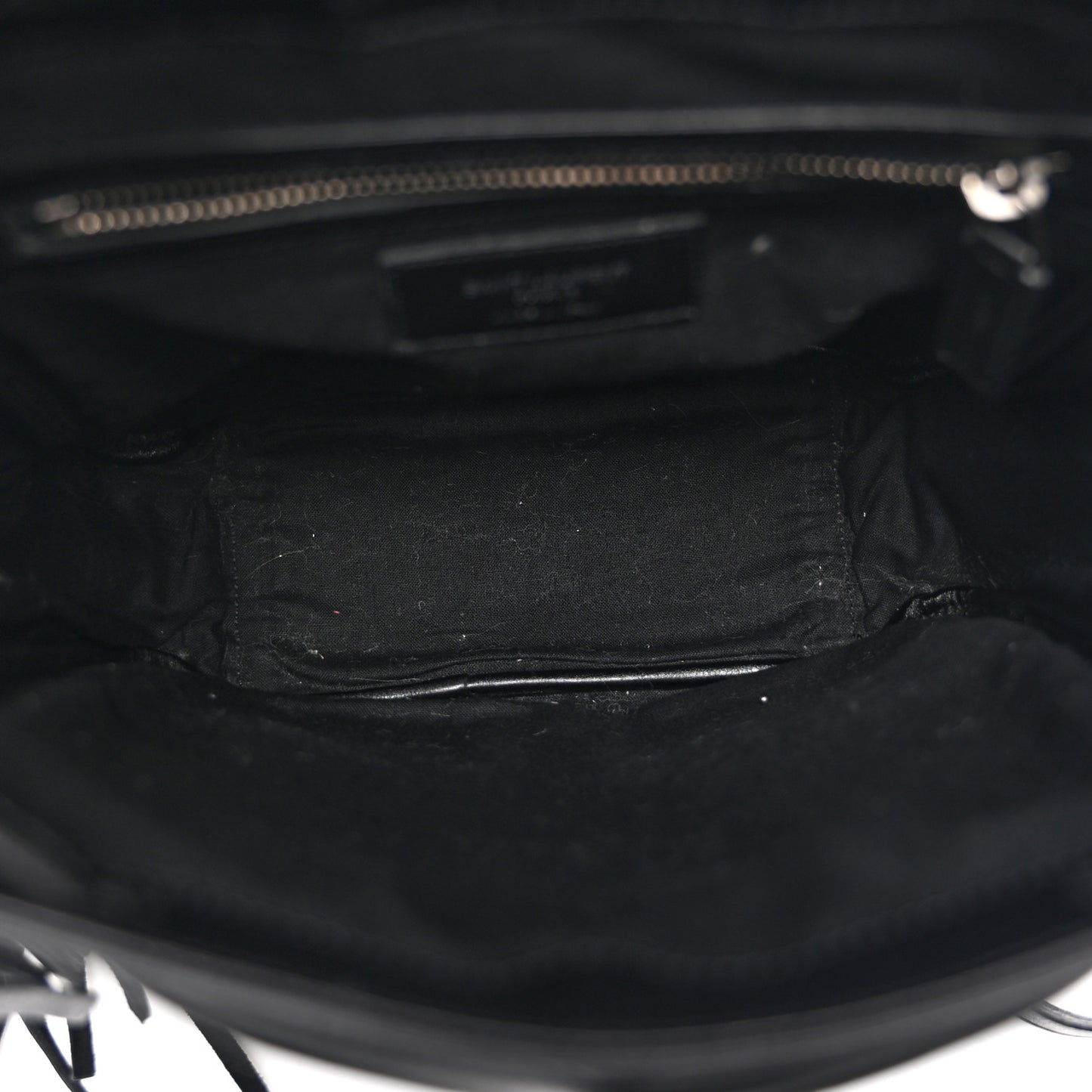 Calfskin Fringe Festival Backpack Black