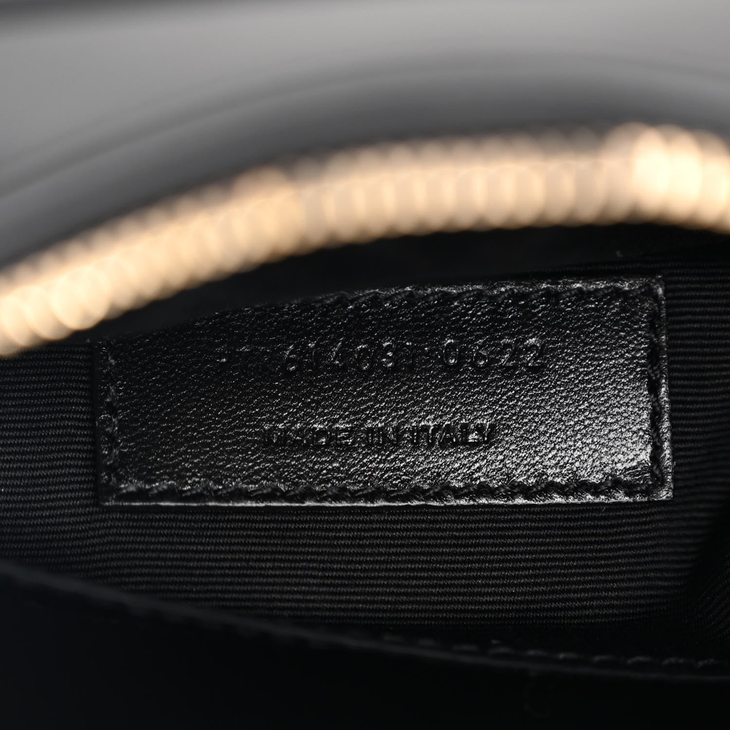 Saint Laurent Calfskin Matelasse Monogram Lou Belt Bag Black 7 of 11