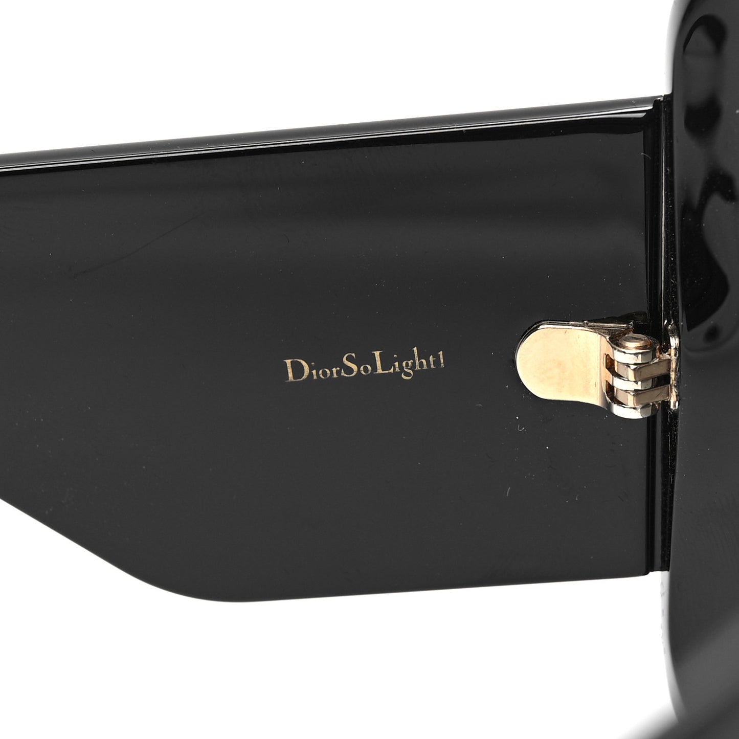 Acetate DiorSo Light 1 Shield Sunglasses Black