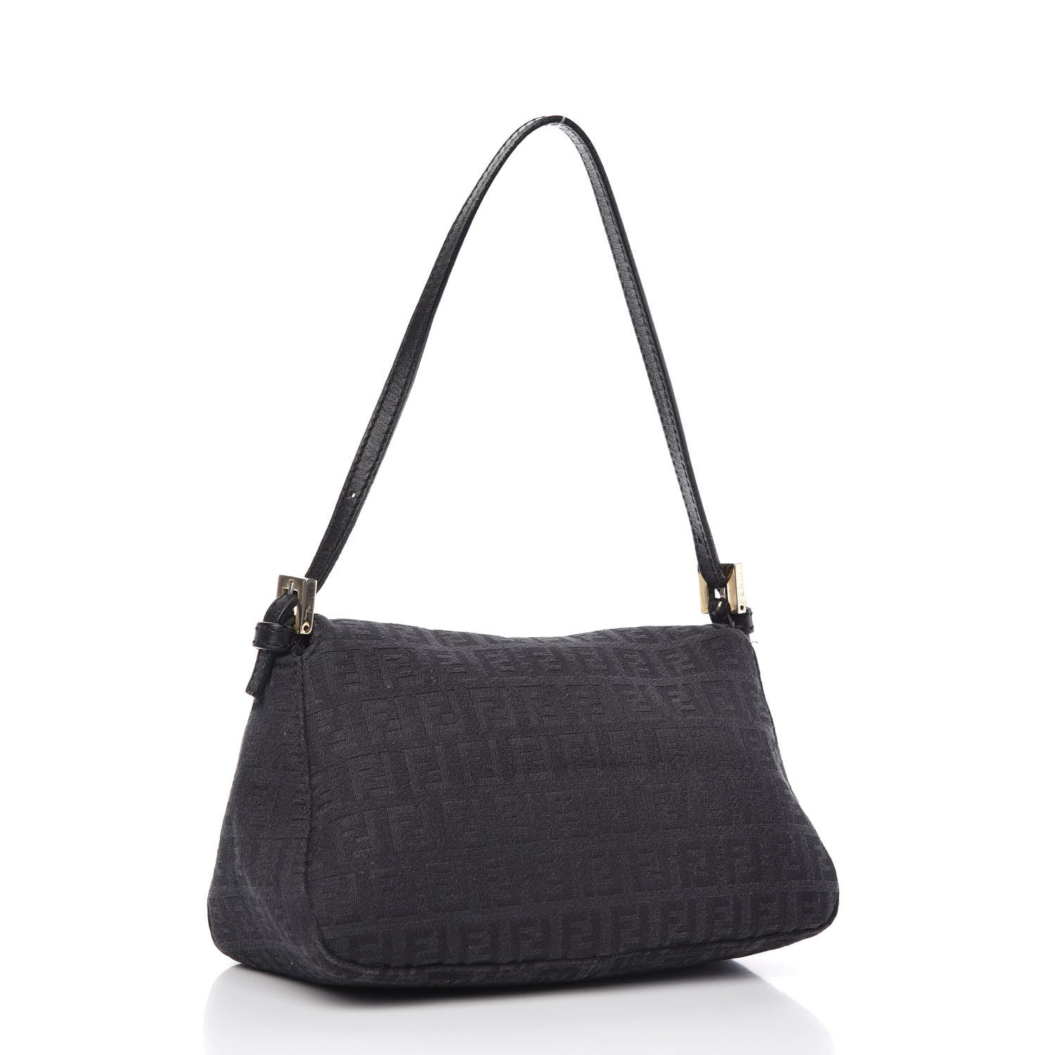 Fendi Zucchino Mini Mama Baguette Black 3 of 9