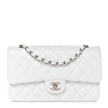 Chanel Caviar Quilted Medium Double Flap White 1 of 14