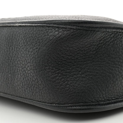 Hermes Taurillon Clemence Evelyne PM Black 10 of 13