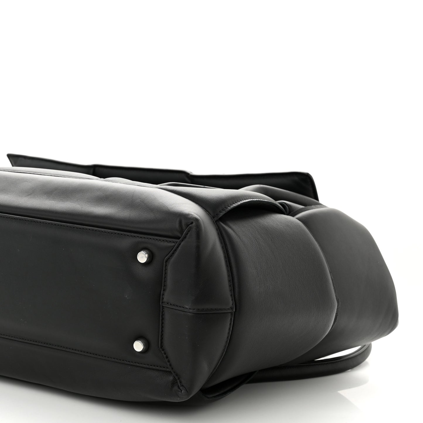 Nappa Maxi Intrecciato Padded Large Arco Black