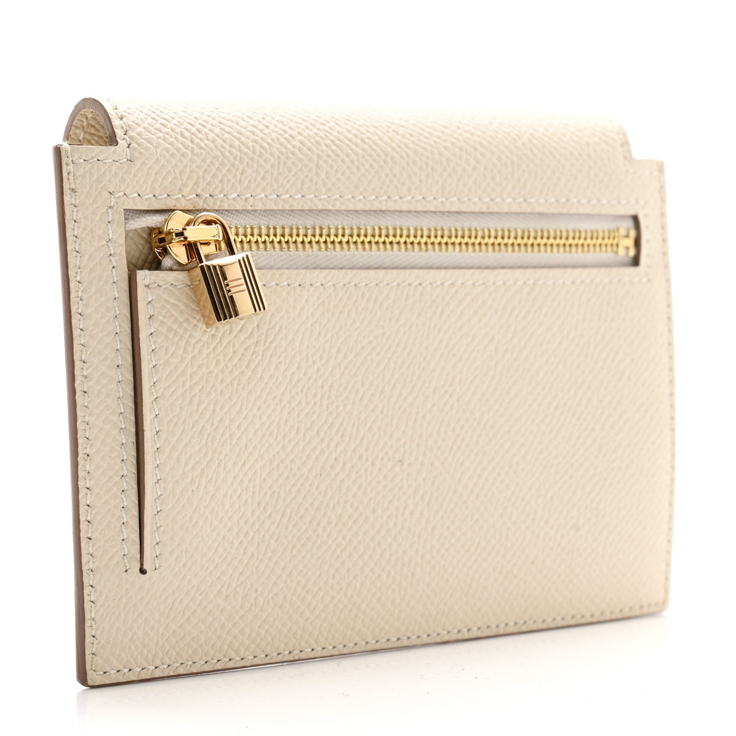 Hermes Epsom Kelly Pocket Compact Wallet Craie 3 of 8