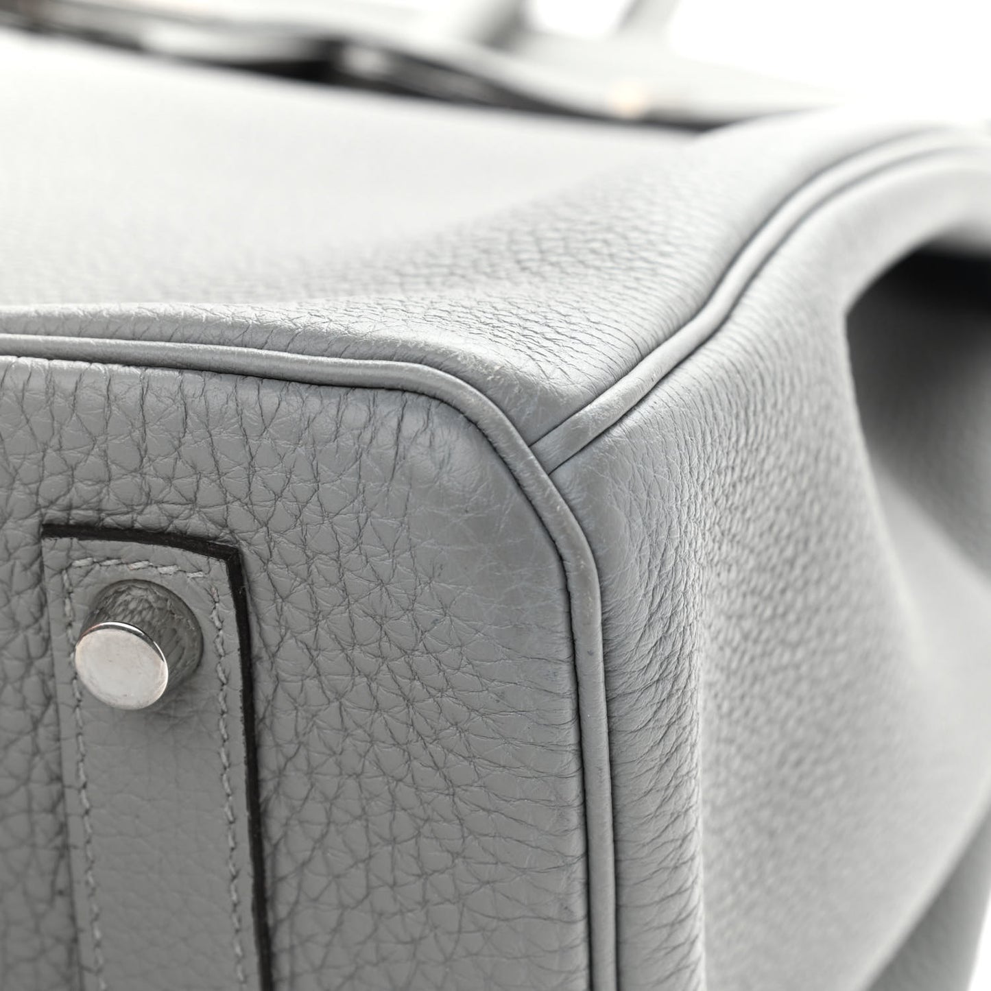 Togo Bi-Color Birkin 35 Gris Mouette Bleu Agate