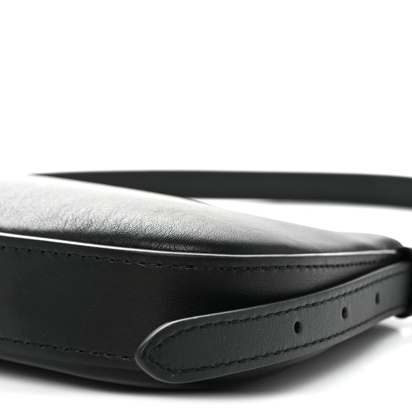 Calfskin LV Bloom Pochette Black