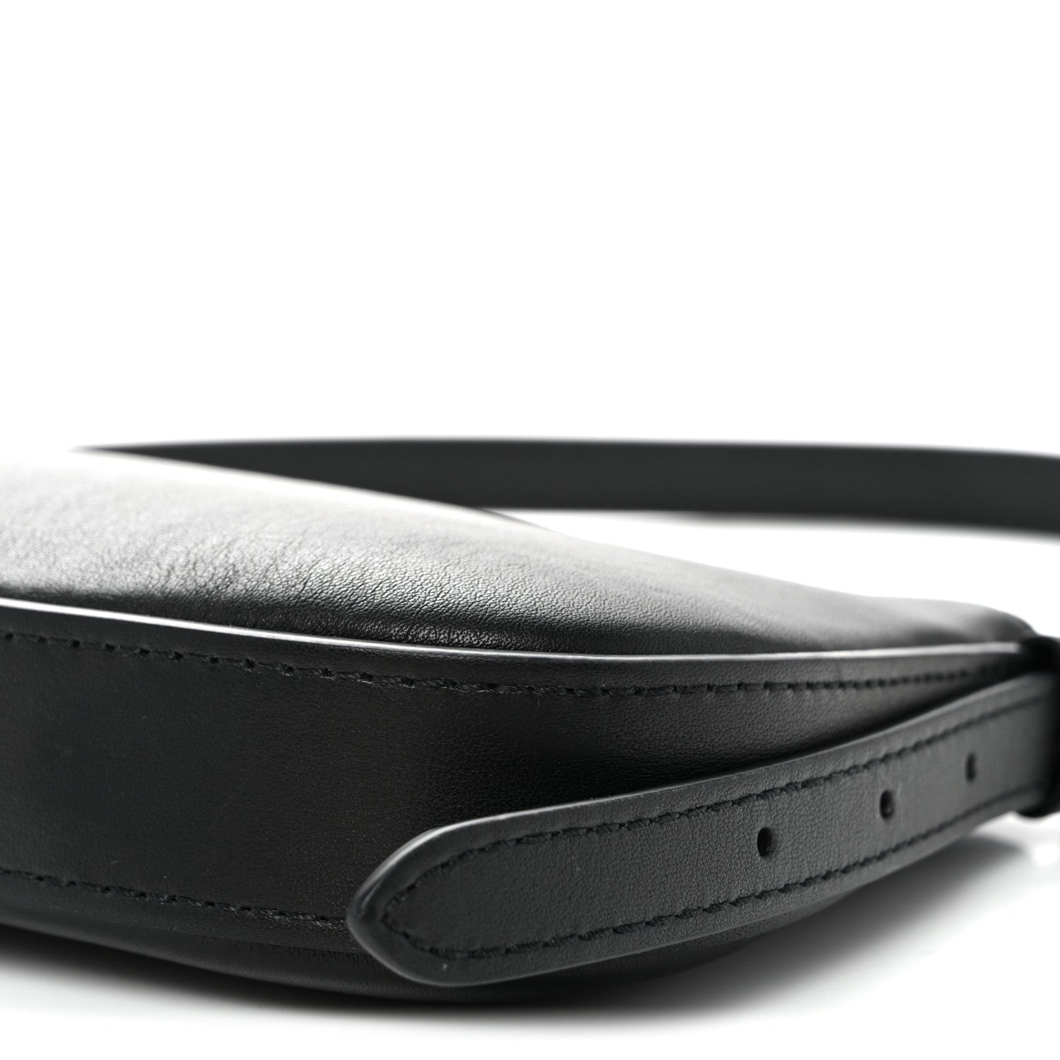 Louis Vuitton Calfskin LV Bloom Pochette Black 9 of 9