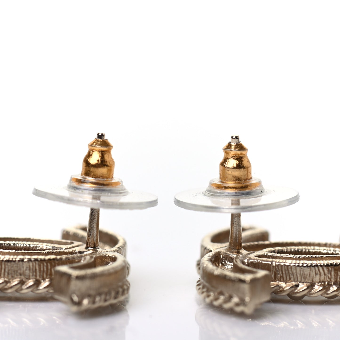 Pearl Crystal April In Paris CC Earrings Light Gold