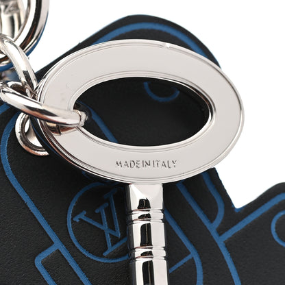 Louis Vuitton Calfskin S Lock Bag Charm Key Holder Silver 6 of 7