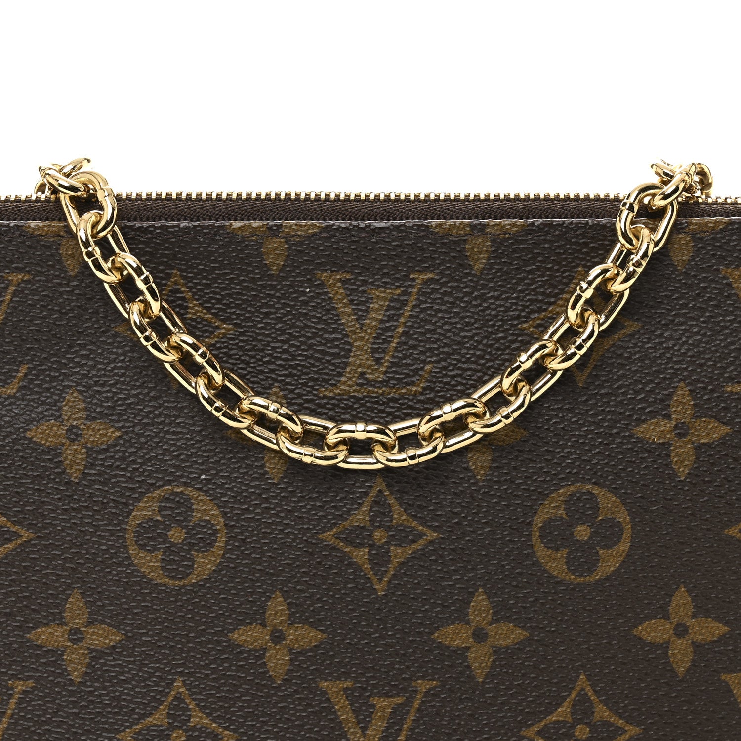 Louis Vuitton Monogram Chain Pochette Accessories 7 of 9