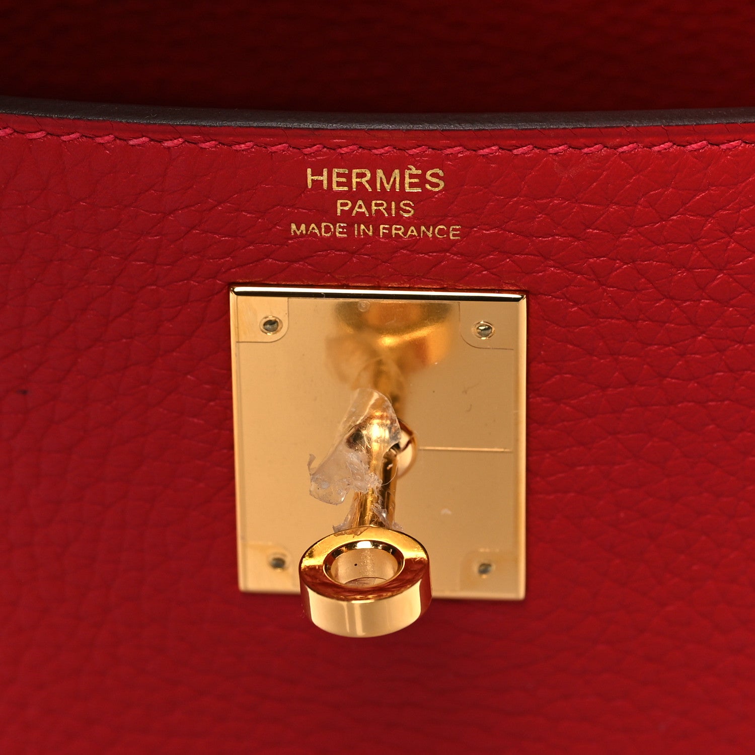 Hermes Taurillon Clemence Kelly Retourne 28 Rouge Casaque 6 of 10