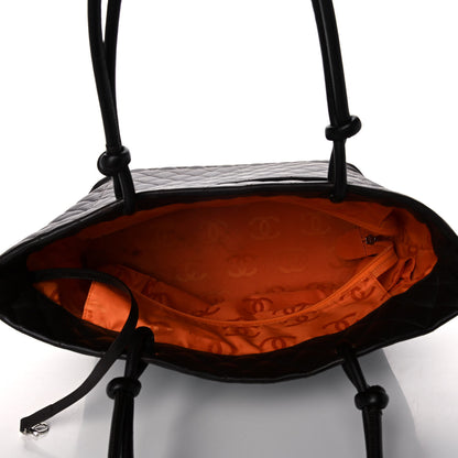 Chanel Calfskin Quilted Large Cambon Tote Brown 5 of 15