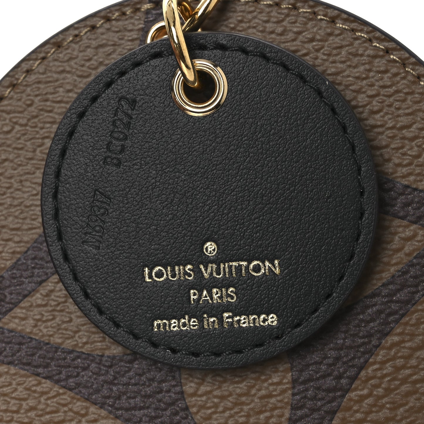 Monogram Reverse Key Holder Bag Charm
