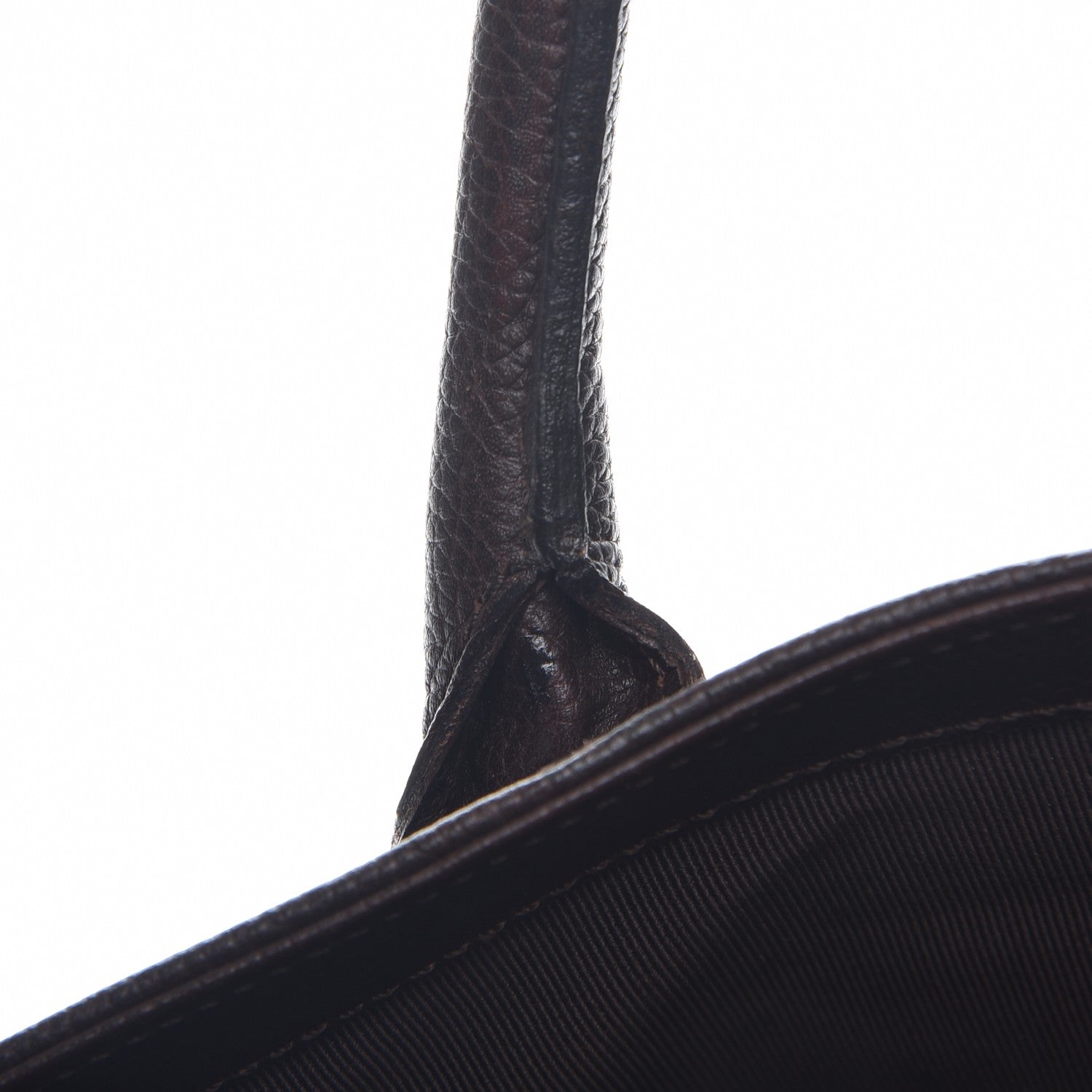 Chanel Calfskin Tall Cerf Tote Brown 14 of 25