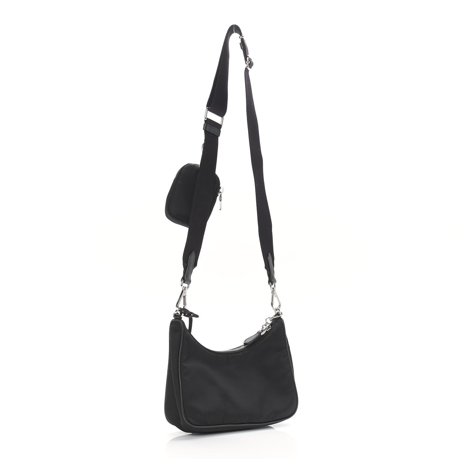 Prada Nylon Re-Edition 2005 Shoulder Bag Black 3 of 8