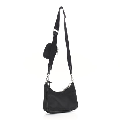 Prada Nylon Re-Edition 2005 Shoulder Bag Black 3 of 8