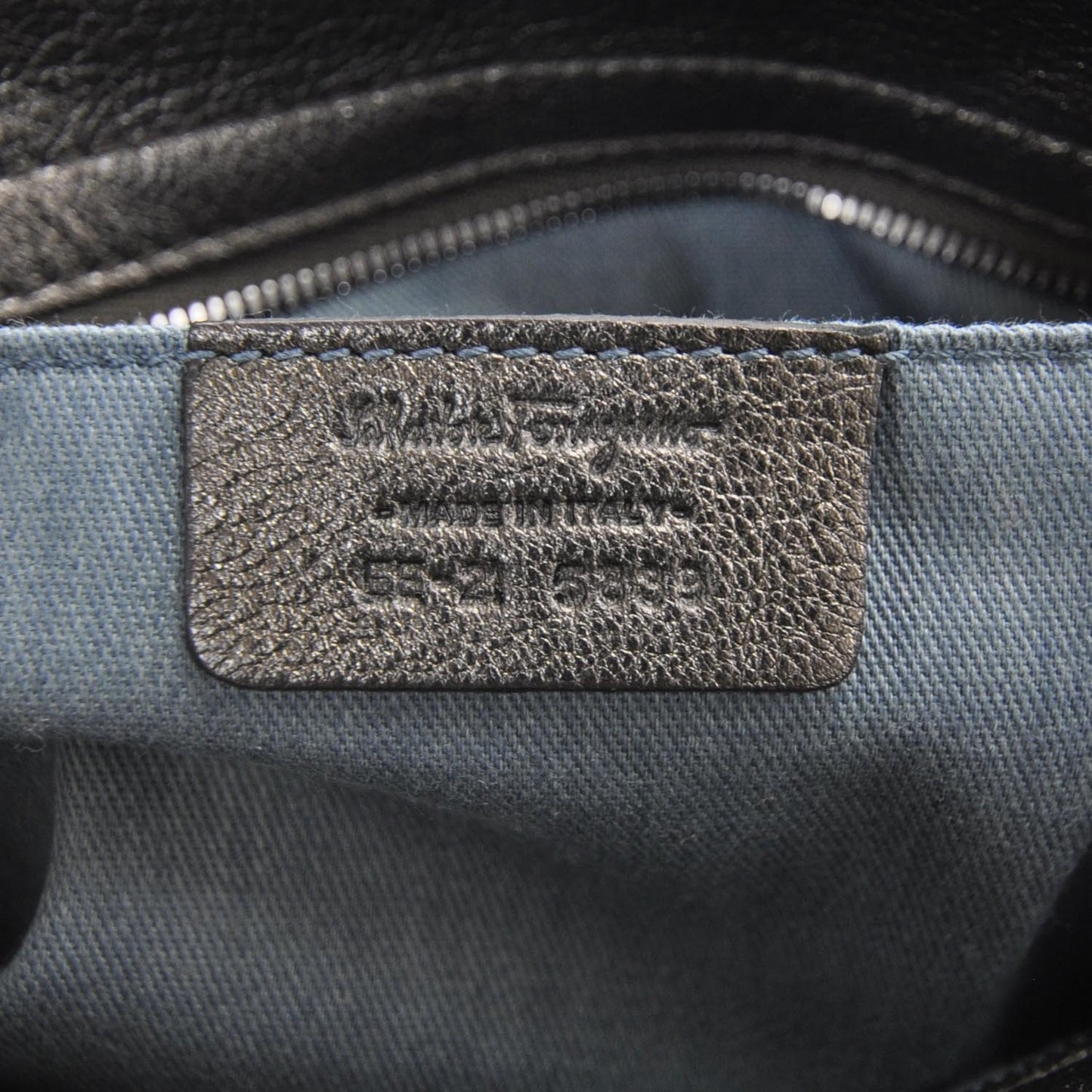 SALVATOREFERRAGAMOLeatherSmallMarisaMetallic