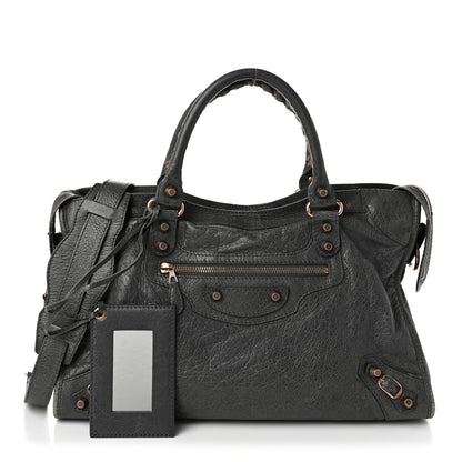 Balenciaga Agneau Giant 12 Rose Gold Hardware City Gris Tarmac 3 of 12