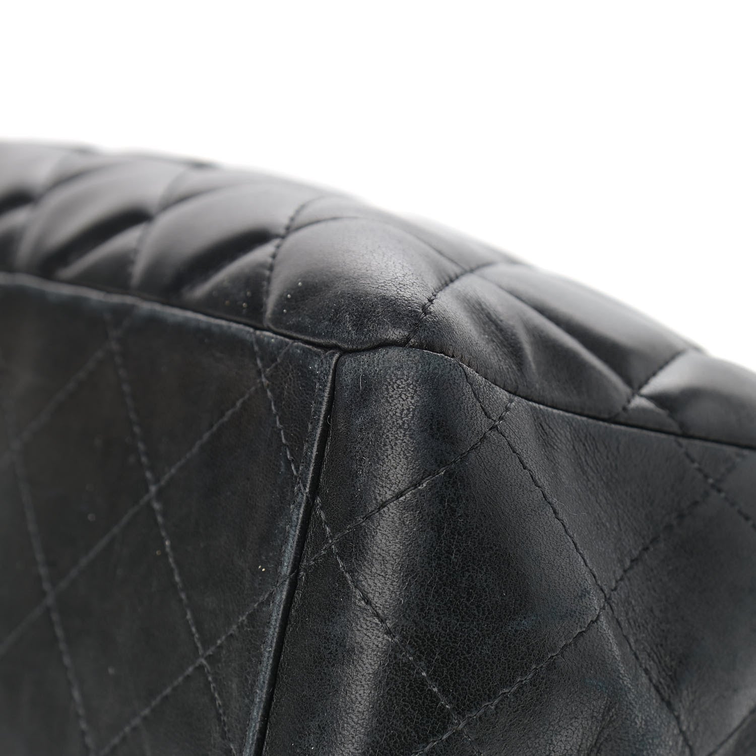 Chanel Lambskin Quilted Maxi Single Flap Black 11 of 14