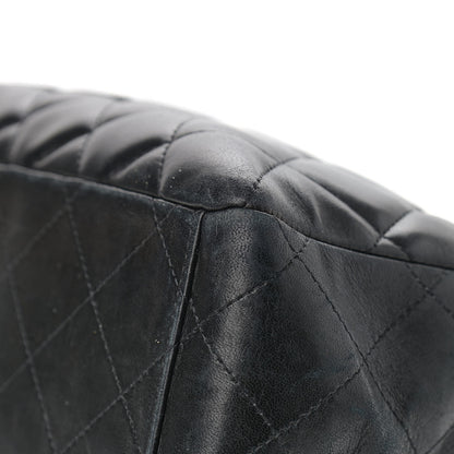 Chanel Lambskin Quilted Maxi Single Flap Black 11 of 14
