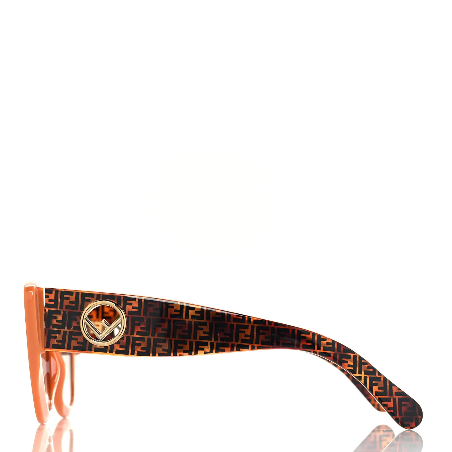 Acetate F is Fendi FF 51mm Cat Eye Sunglasses 0327/S Tortoise Orange