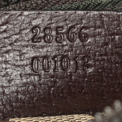 Gucci GG Monogram Double Pocket Belt Bag Dark Brown 9 of 15