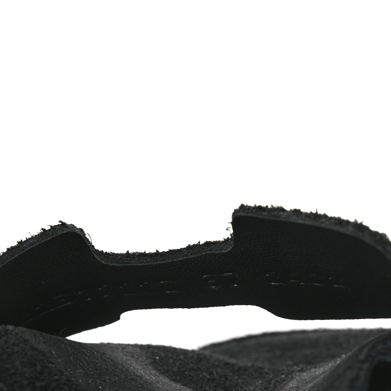Hermes Suede Calfskin Go Mules 37 Black 10 of 11