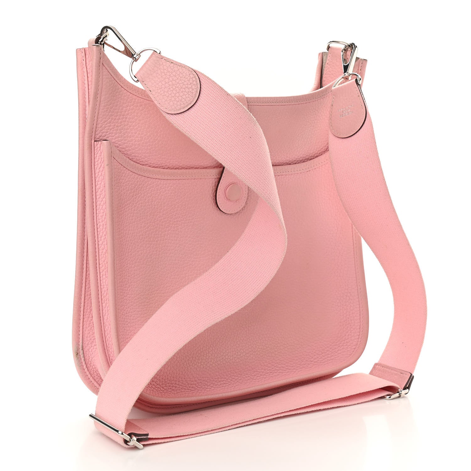 Hermes Taurillon Clemence Evelyne III PM Rose Sakura 3 of 11