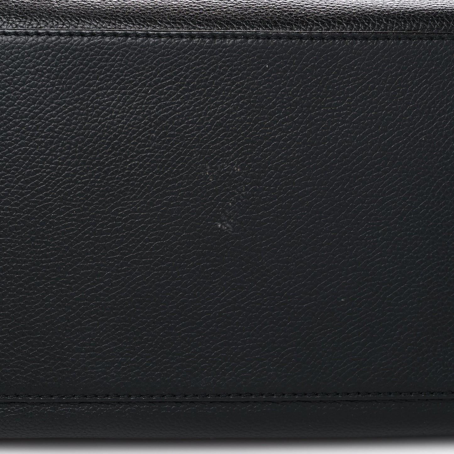 Calfskin Mademoiselle Lock Cerf Executive Shopper Tote Black