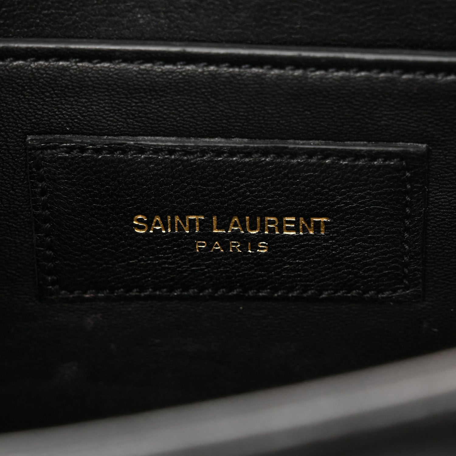Saint Laurent Suede Small Classic Monogram Kate Tassel Satchel Black 6 of 16