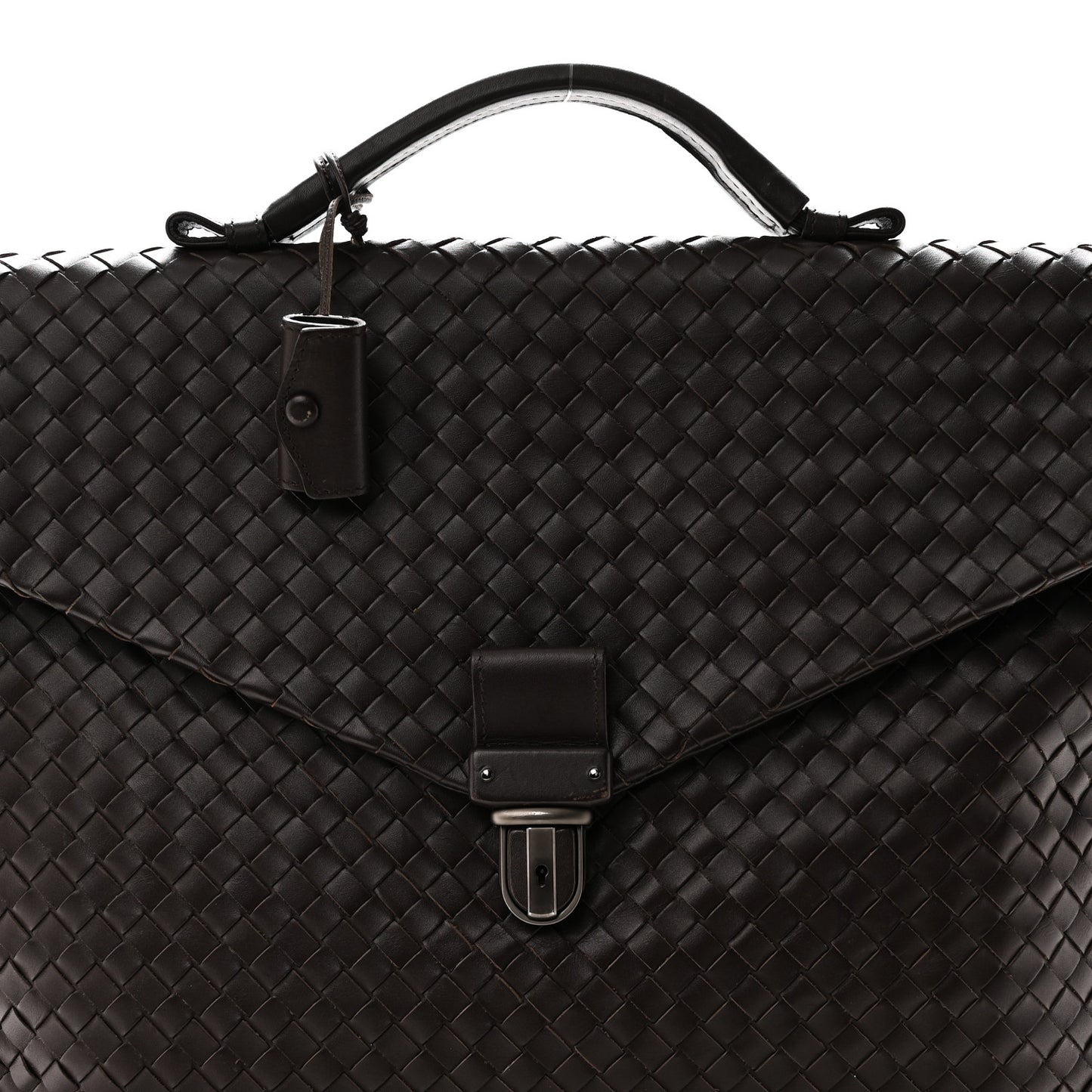 Intrecciato VN Briefcase Ebano