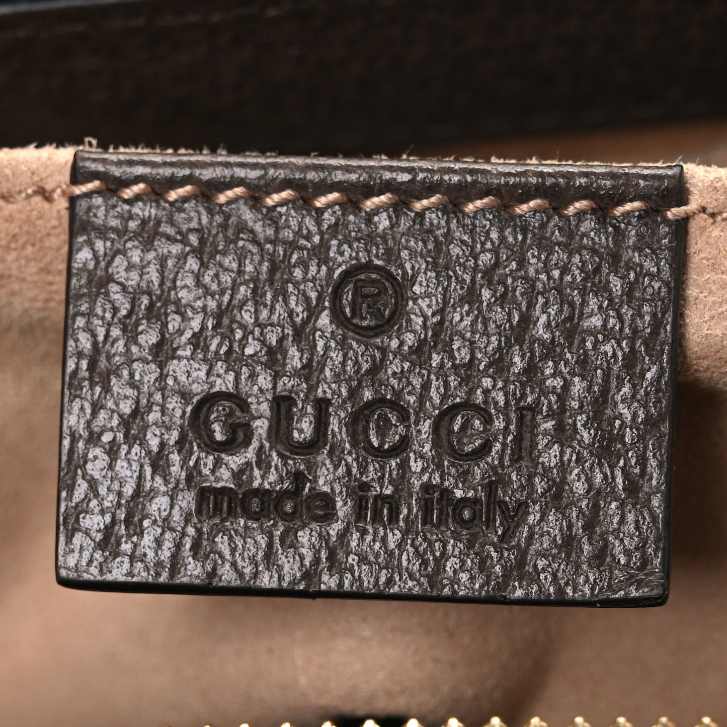 GG Supreme Monogram Small Ophidia Tote Bag Brown