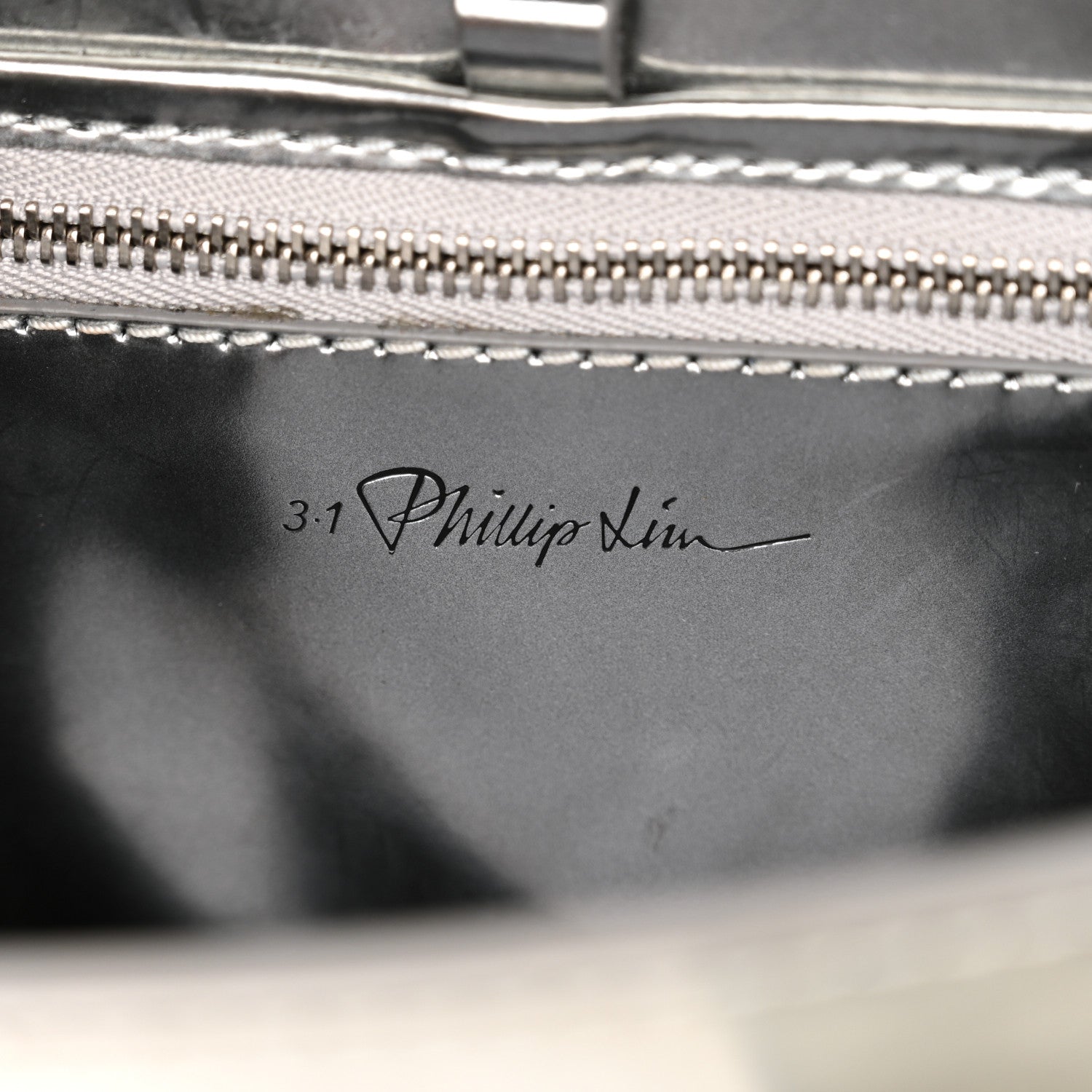 3.1 Phillip Lim Metallic Calfskin Mini Pashli Satchel Metallic Tin 6 of 15