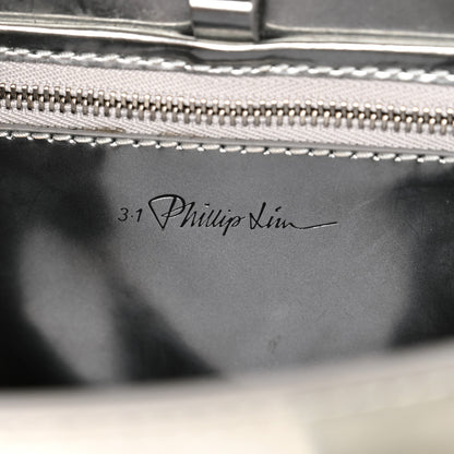 3.1 Phillip Lim Metallic Calfskin Mini Pashli Satchel Metallic Tin 6 of 15