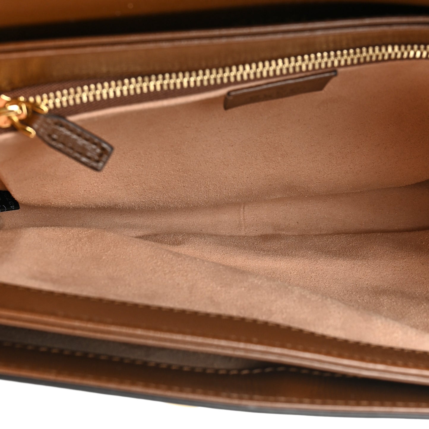 GG Supreme Monogram Horsebit 1955 Shoulder Bag Beige Brown Sugar