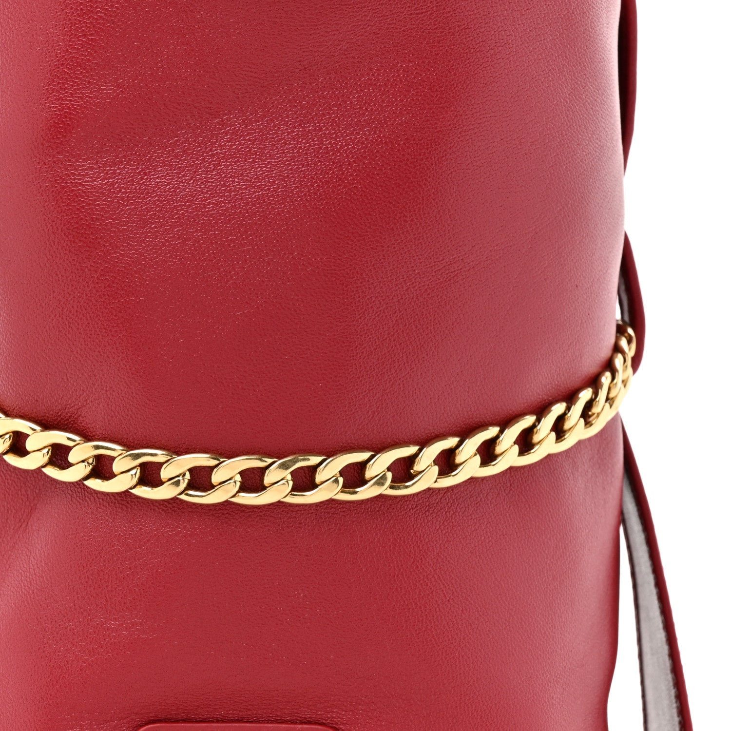 Prada Nappa Petit Sac Mini Bucket Bag Ciliegia 7 of 9