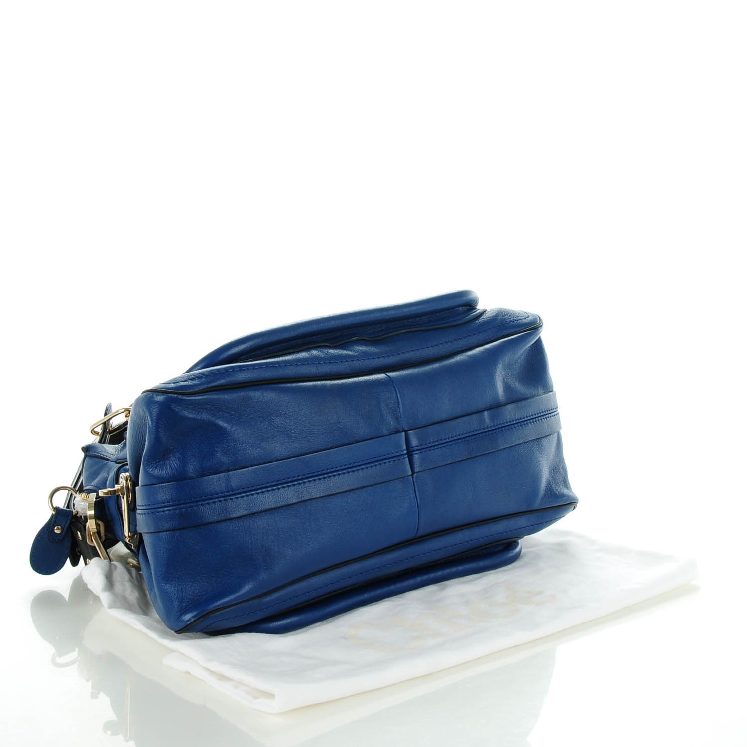 Chloe Calfskin Medium Military Paraty Royal Navy 4 of 8