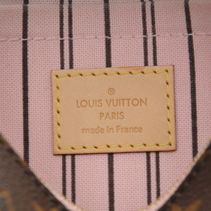 Louis Vuitton Monogram Neverfull MM GM Pochette Rose Ballerine 6 of 7