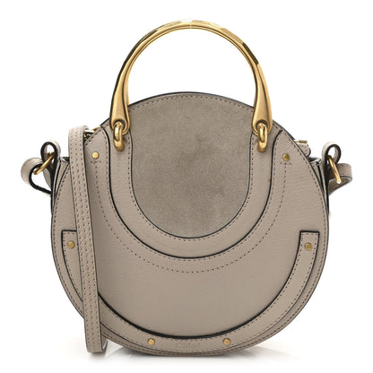 Chloe Calfskin Suede Small Pixie Bag Motty Grey 1 of 11